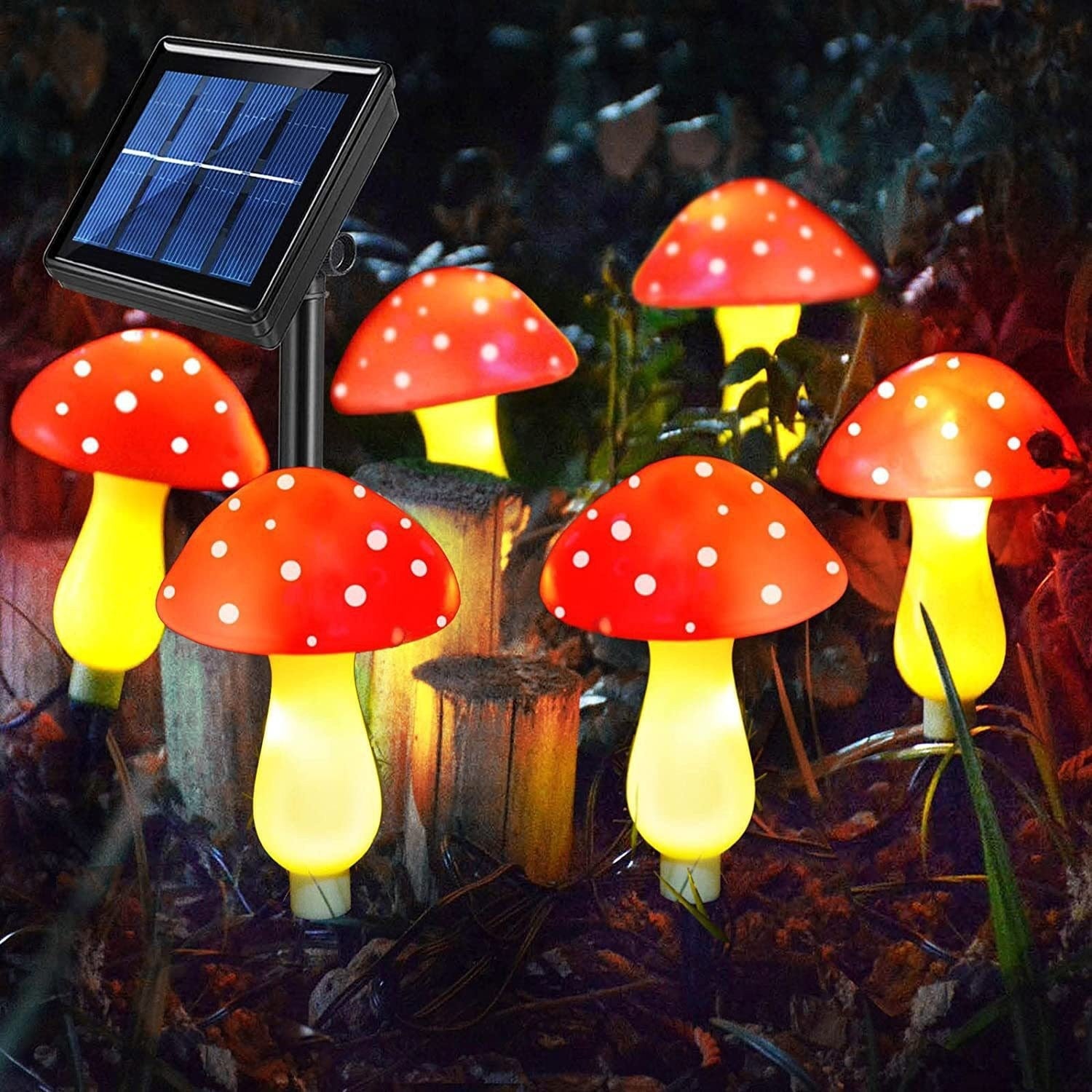 Warm Glow Mushroom Lamp